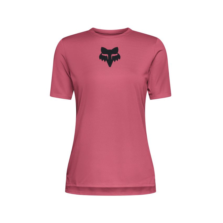 Fox Koszulka Rowerowa Damska  Ranger Wordmark Head Berry S