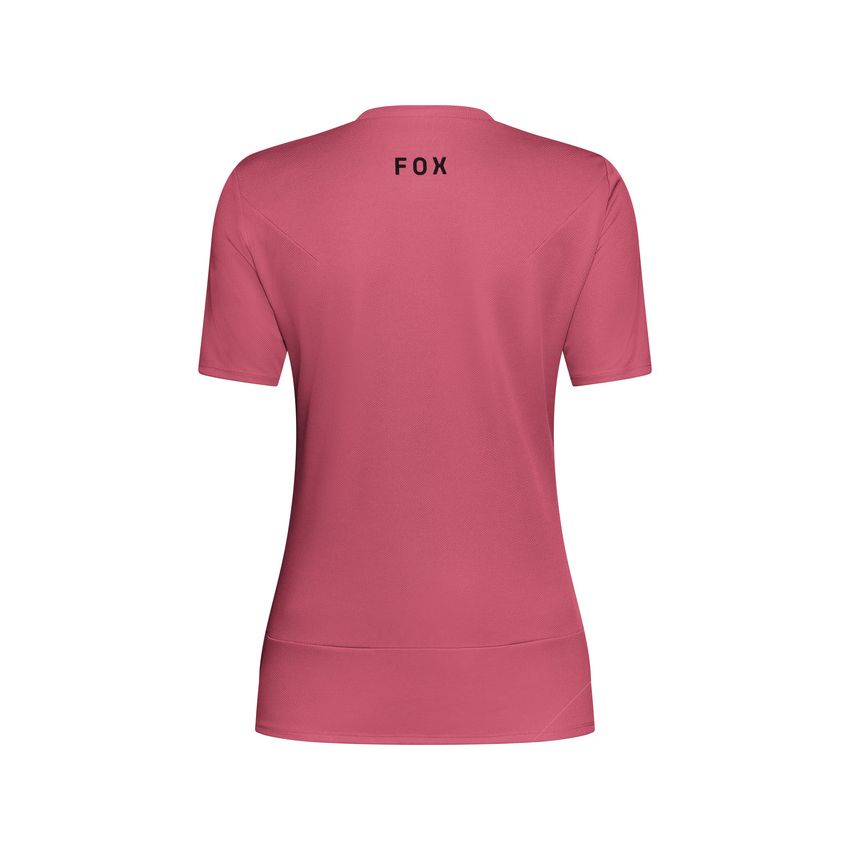 Fox Koszulka Rowerowa Damska  Ranger Wordmark Head Berry S