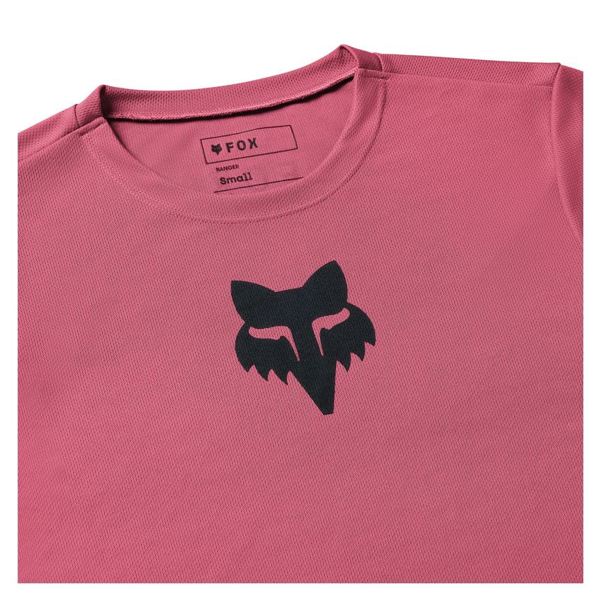Fox Koszulka Rowerowa Damska  Ranger Wordmark Head Berry S