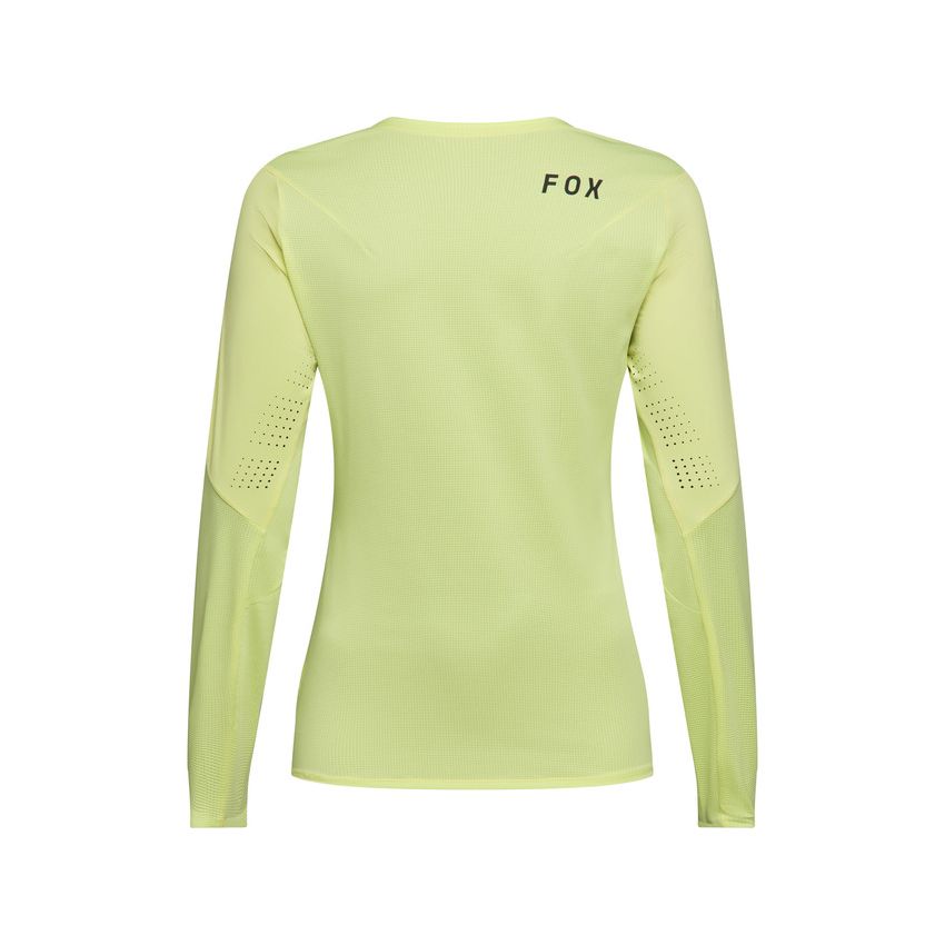 Fox Koszulka Rowerowa Z DŁugim RĘkawem Damska  Flexair Lime Xs