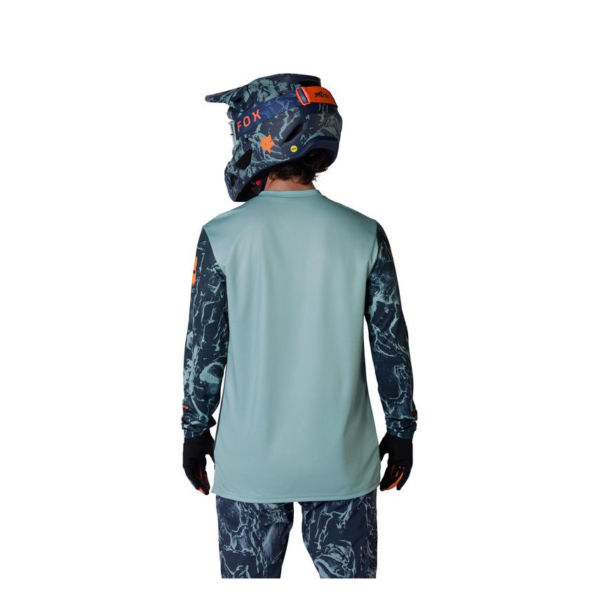 Fox Koszulka Rowerowa Z DŁugim RĘkawem  Ranger Img Print Arctic Blue M
