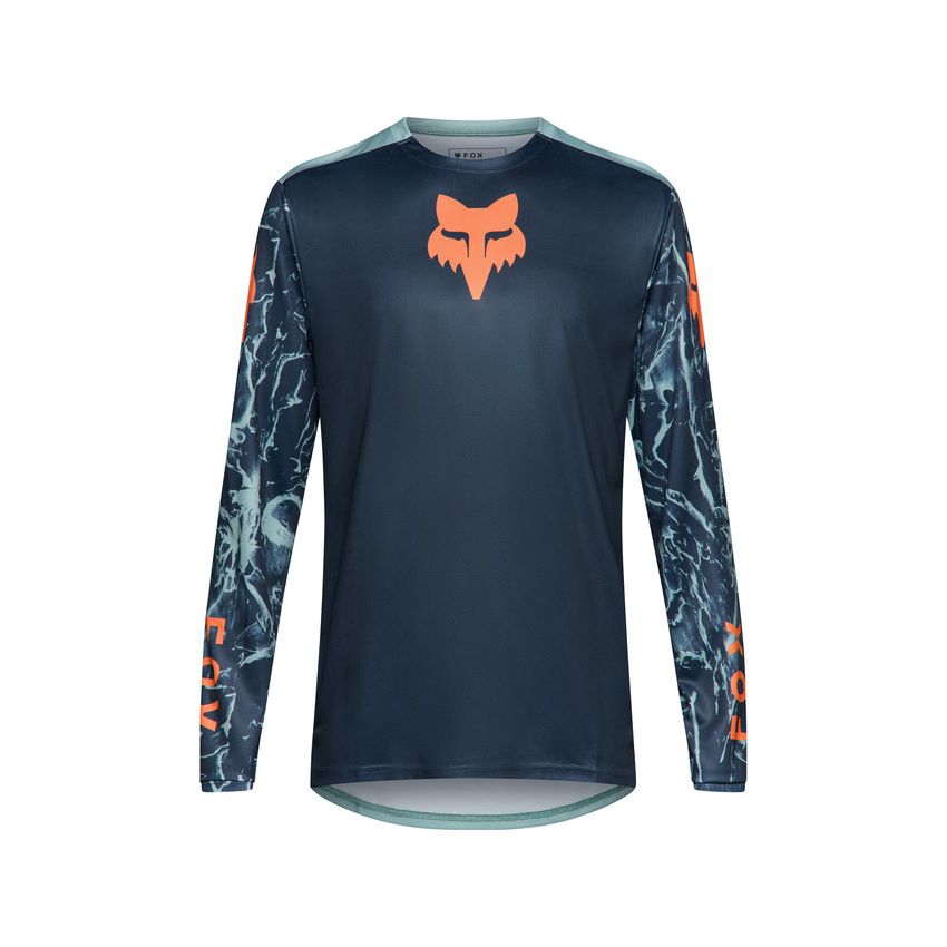 Fox Koszulka Rowerowa Z DŁugim RĘkawem  Ranger Img Print Arctic Blue M