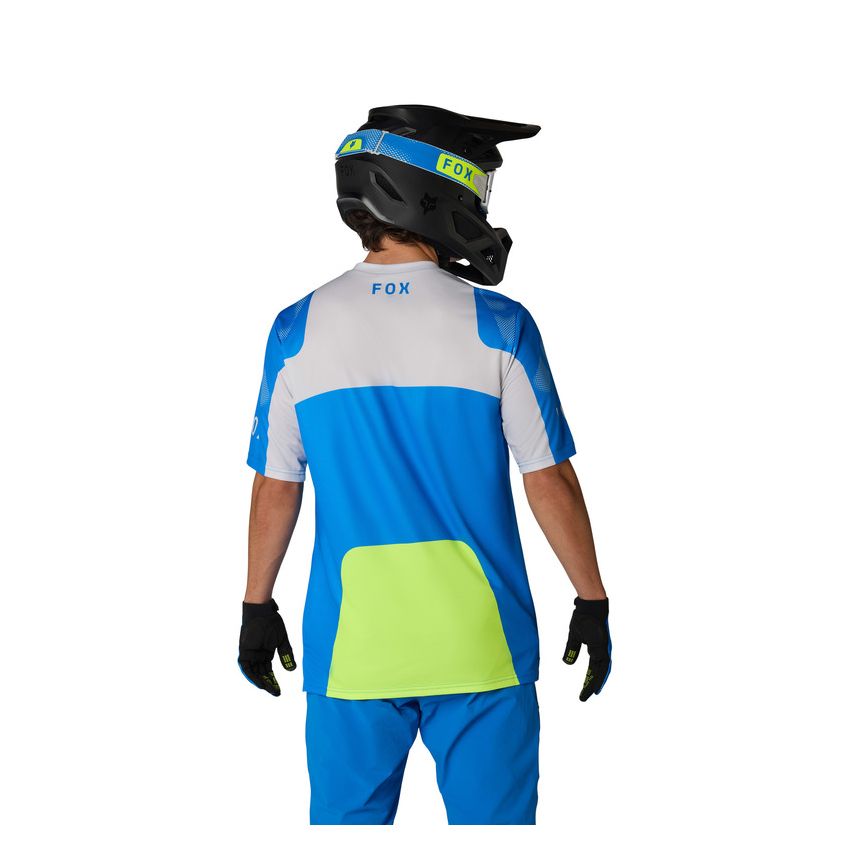 Fox Koszulka Rowerowa  Ranger Tactile Blue Jewel S