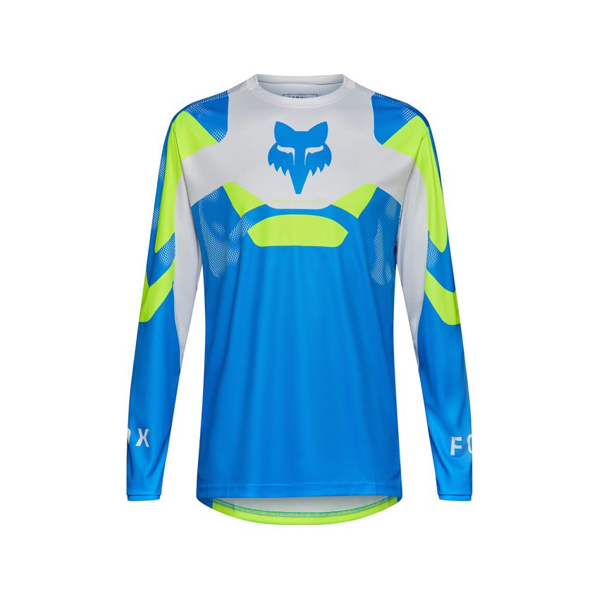 Fox Koszulka Rowerowa Z DŁugim RĘkawem  Ranger Tactile Blue Jewel S