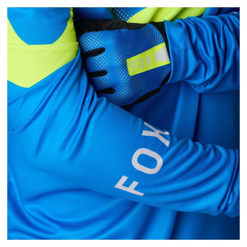 Fox Koszulka Rowerowa Z DŁugim RĘkawem  Ranger Tactile Blue Jewel S