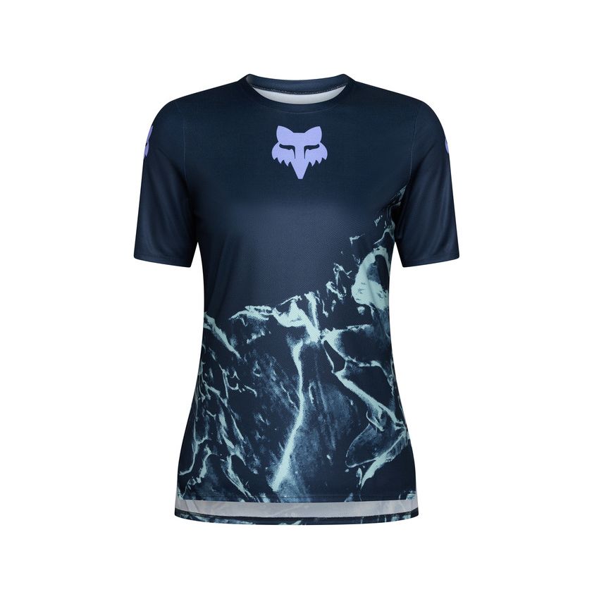 Fox Koszulka Rowerowa Damska  Ranger Img Print Arctic Blue Xs