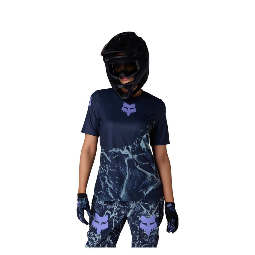 Fox Koszulka Rowerowa Damska  Ranger Img Print Arctic Blue Xs
