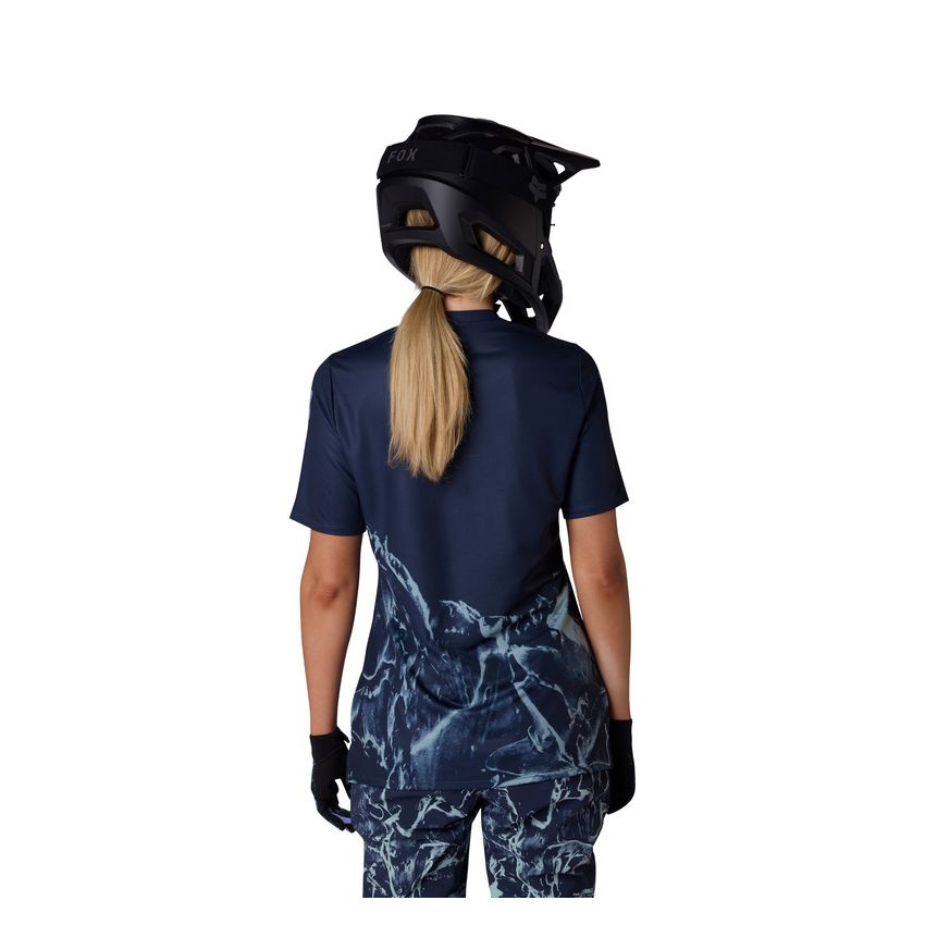 Fox Koszulka Rowerowa Damska  Ranger Img Print Arctic Blue Xs