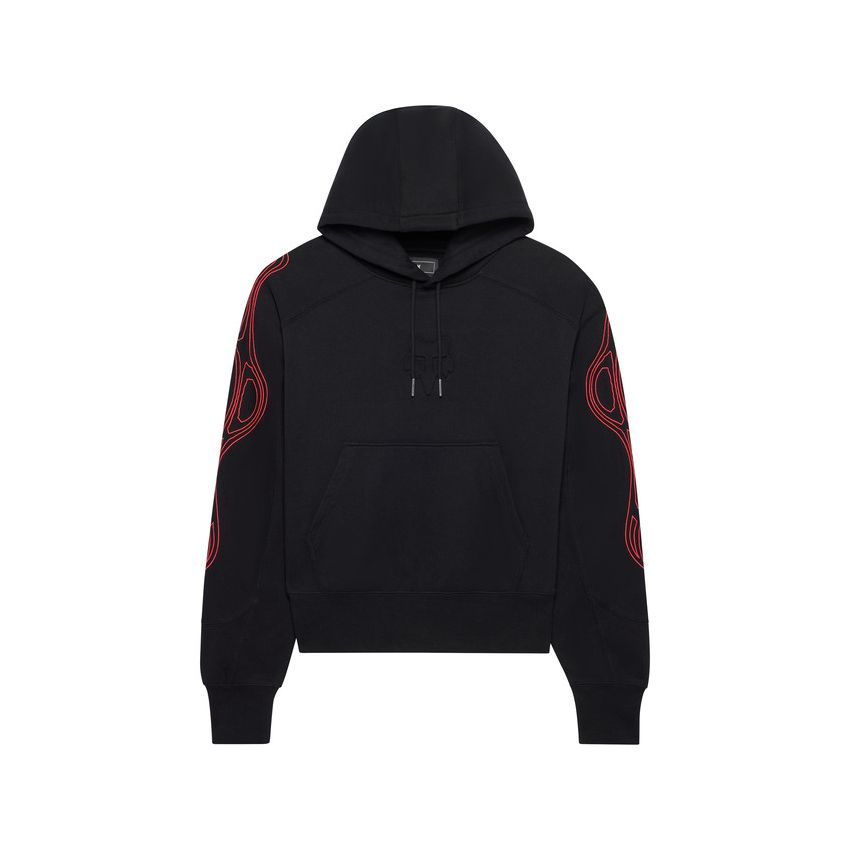 Fox Bluza Z Kapturem Damska  Vision Oversized Fleece Po Black S