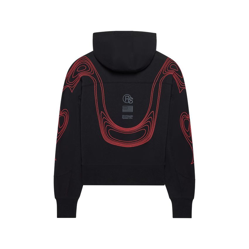 Fox Bluza Z Kapturem Damska  Vision Oversized Fleece Po Black S