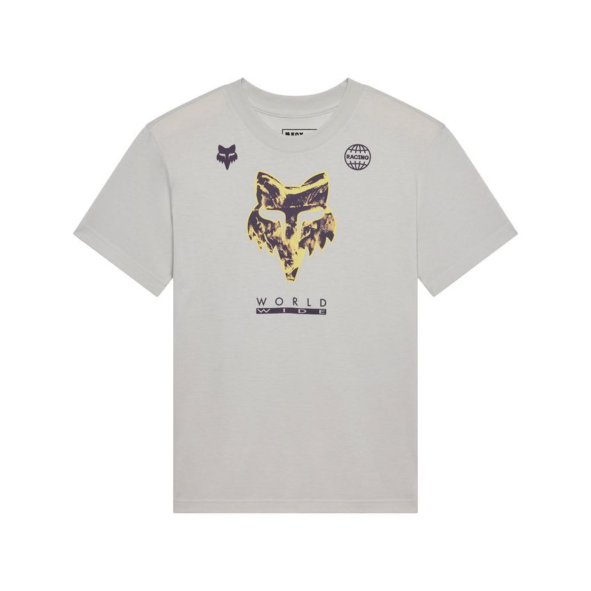 Fox T-shirt Damski  Image Print Light Grey S