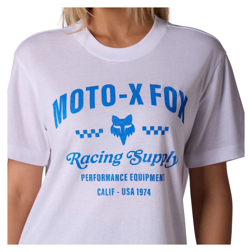 Fox T-shirt Damski  Supply White M