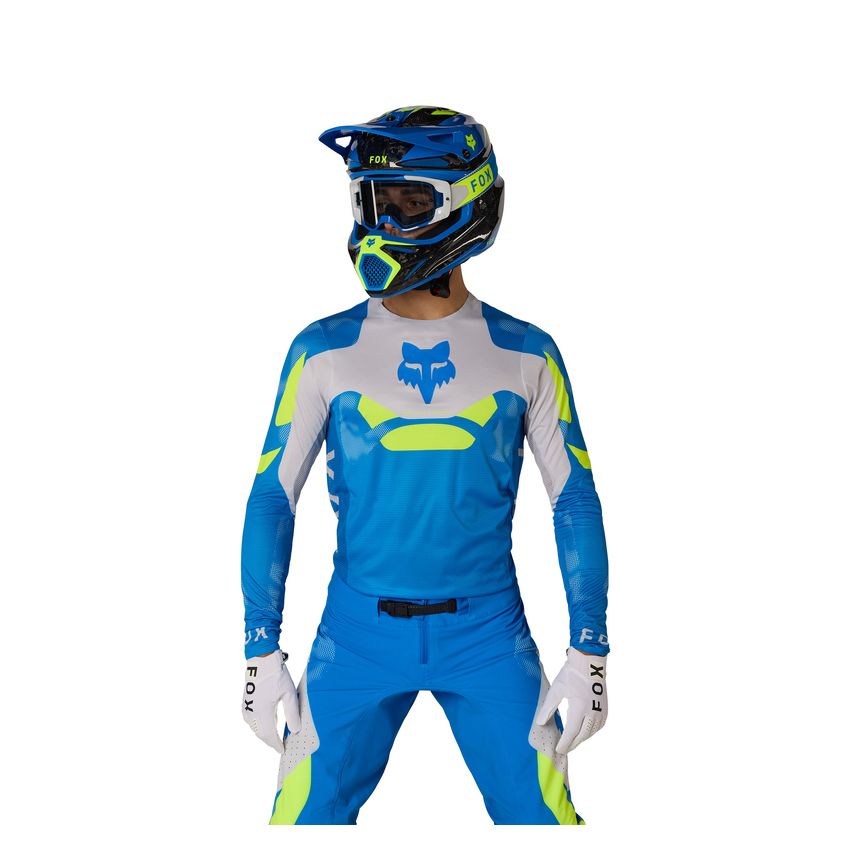 Fox Bluza Motocyklowa  Flexair Tactile Blue Jewel S