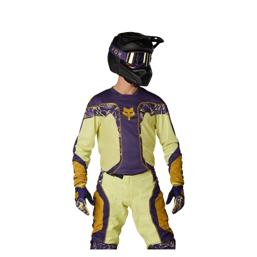 Fox Bluza Motocyklowa  180 Image Print Purple Yellow S