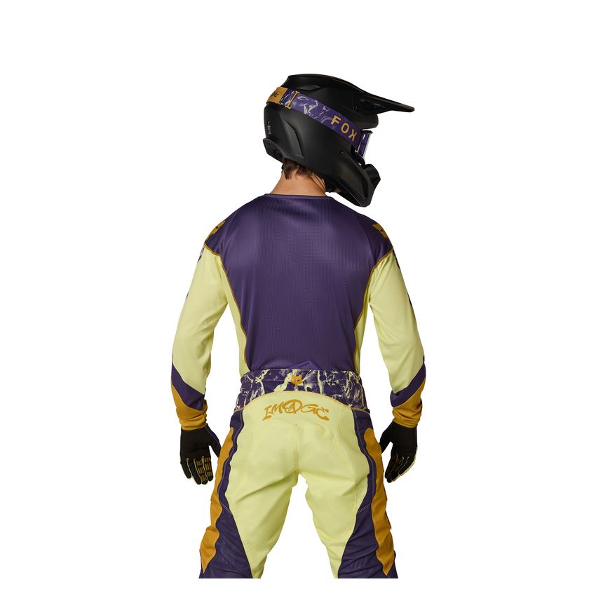 Fox Bluza Motocyklowa  180 Image Print Purple Yellow S