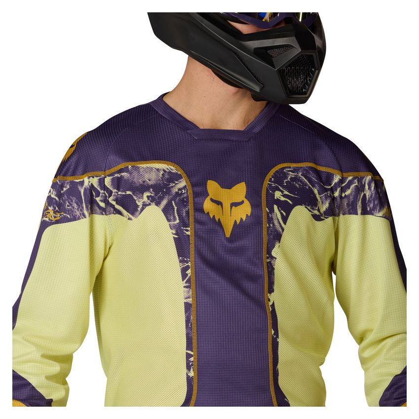 Fox Bluza Motocyklowa  180 Image Print Purple Yellow S