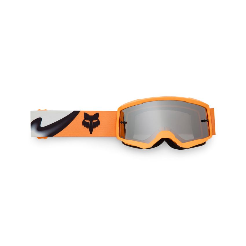 Fox Gogle Motocyklowe Junior  Main Noble Black White Os