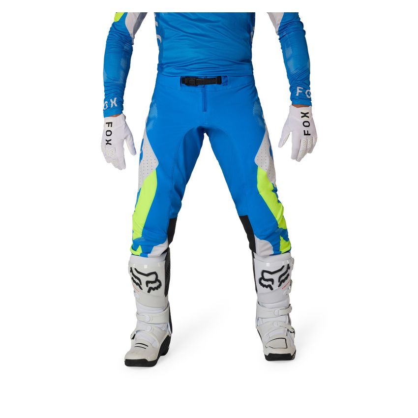 Fox Spodnie Motocyklowe  Flexair Tactile Blue Jewel 32