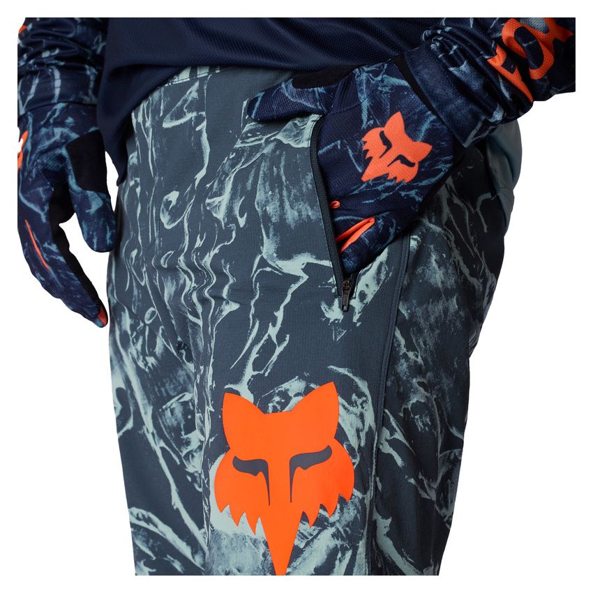 Fox Spodnie Rowerowe  Ranger Image Print Arctic Blue 32
