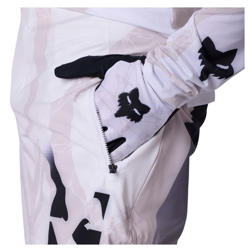 Fox Spodnie Rowerowe  Flexair Diffuse Se White 30