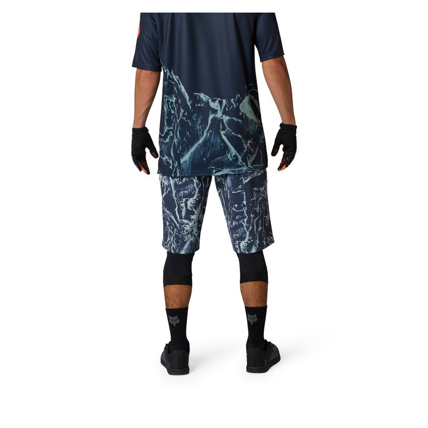 Fox Spodenki Rowerowe  Ranger Image Print Arctic Blue 34