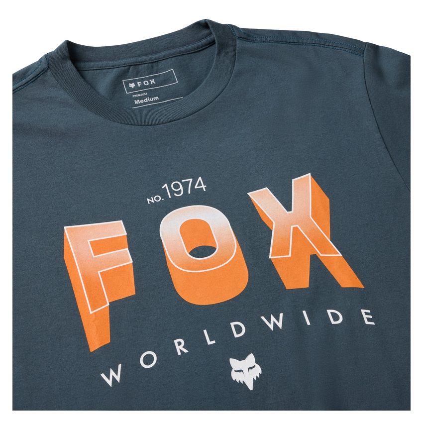 Fox T-shirt  Block 195 Original Deep Cobalt S