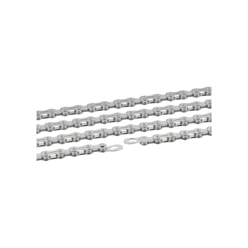 Łańcuch CONNEX 11sX stal nierdzewna / nikiel, 118 ogniw, spinka conneX link 
