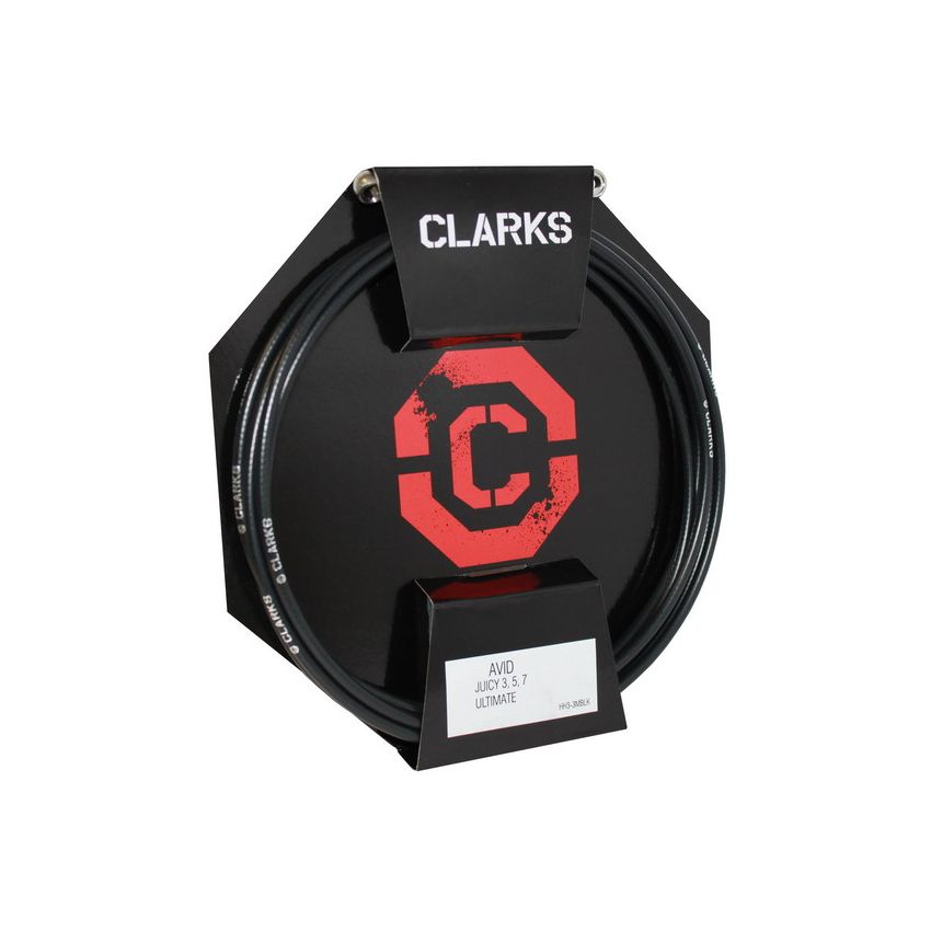 Przewód hamulca hydraulicznego CLARK'S AVID SRAM (Elixir, CR, XX, XO) z końcówkami przód tył 3000mm czarny 