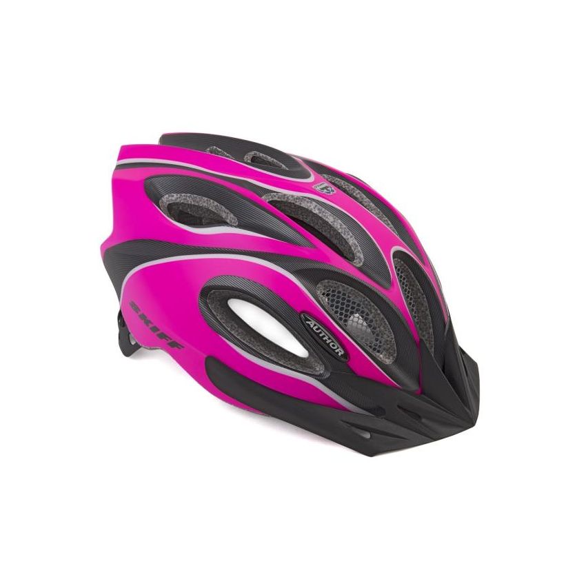  Kask AUTHOR SKIFF różowo(fluo)-czarny 58-62 