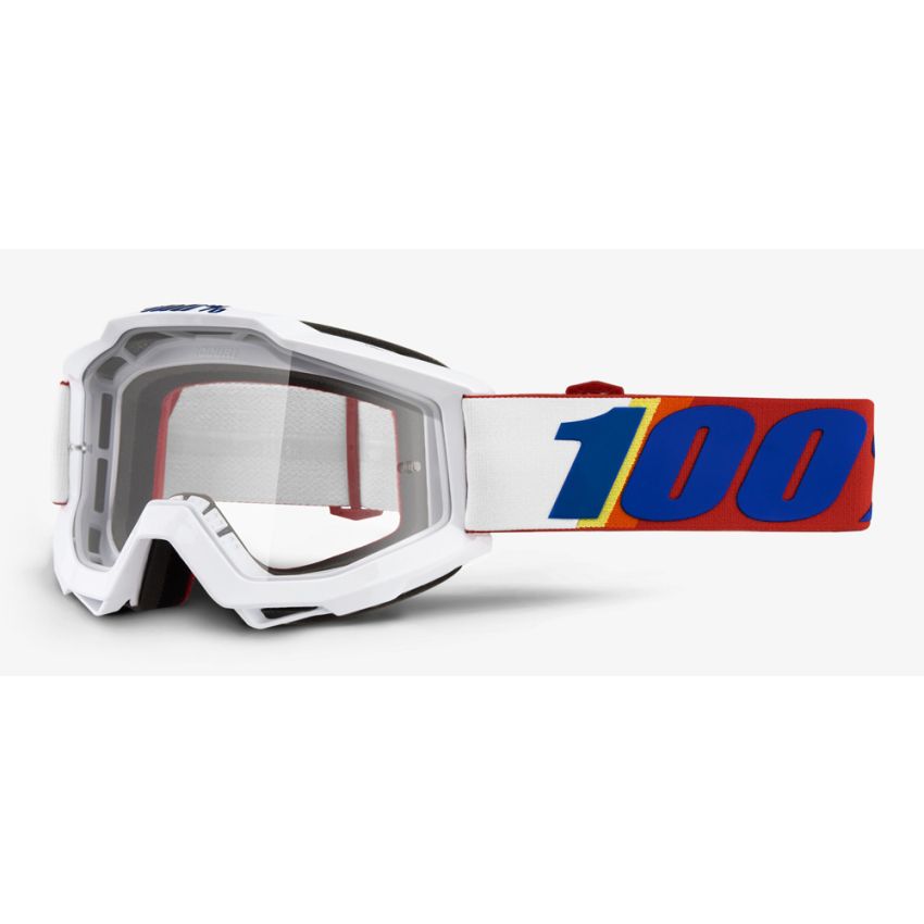 Gogle 100% ACCURI MINIMA (Szyba Przezroczysta Anti-Fog) (NEW) 