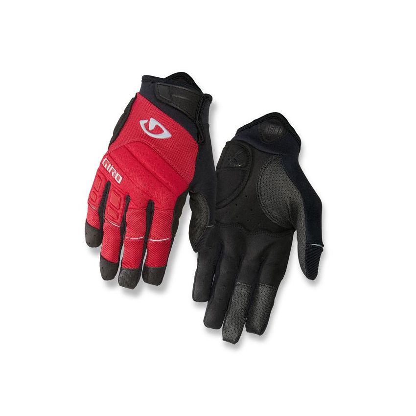 Rękawiczki męskie GIRO XEN długi palec dark red black grey roz. S (obwód dłoni 178-203 mm / dł. dłoni 175-180 mm) (NEW) 