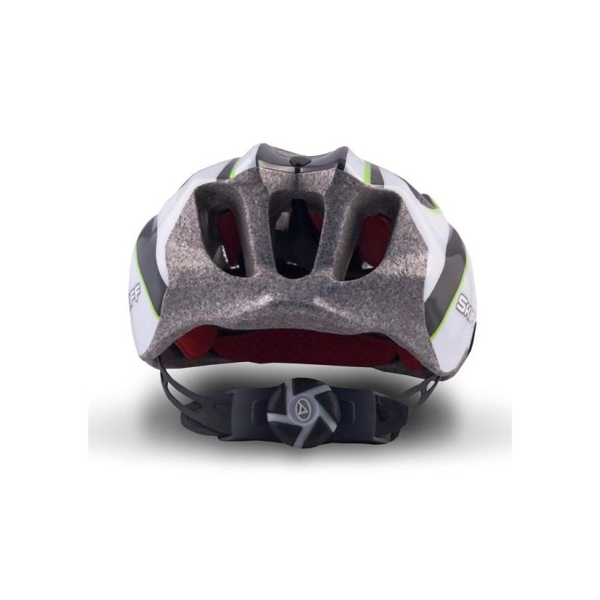 Kask AUTHOR SKIFF biało-czarno-zielony 58-62 