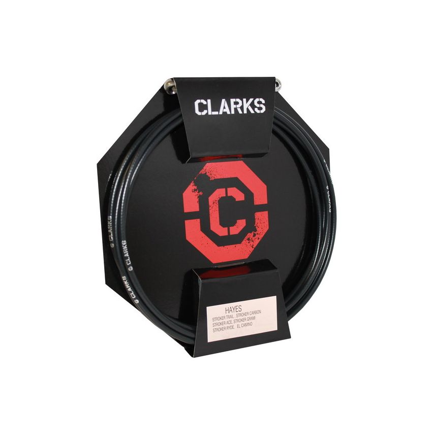 Przewód hamulca hydraulicznego CLARK'S HAYES (Stroker Ryde) z końcówkami przód tył 3000mm czarny 