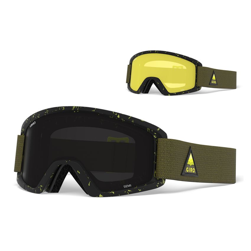 Gogle zimowe GIRO SEMI CITRON ARR MTN (szyba ULTRA BLACK 9% S3 + YELLOW 84% S0) (NEW 2020) 