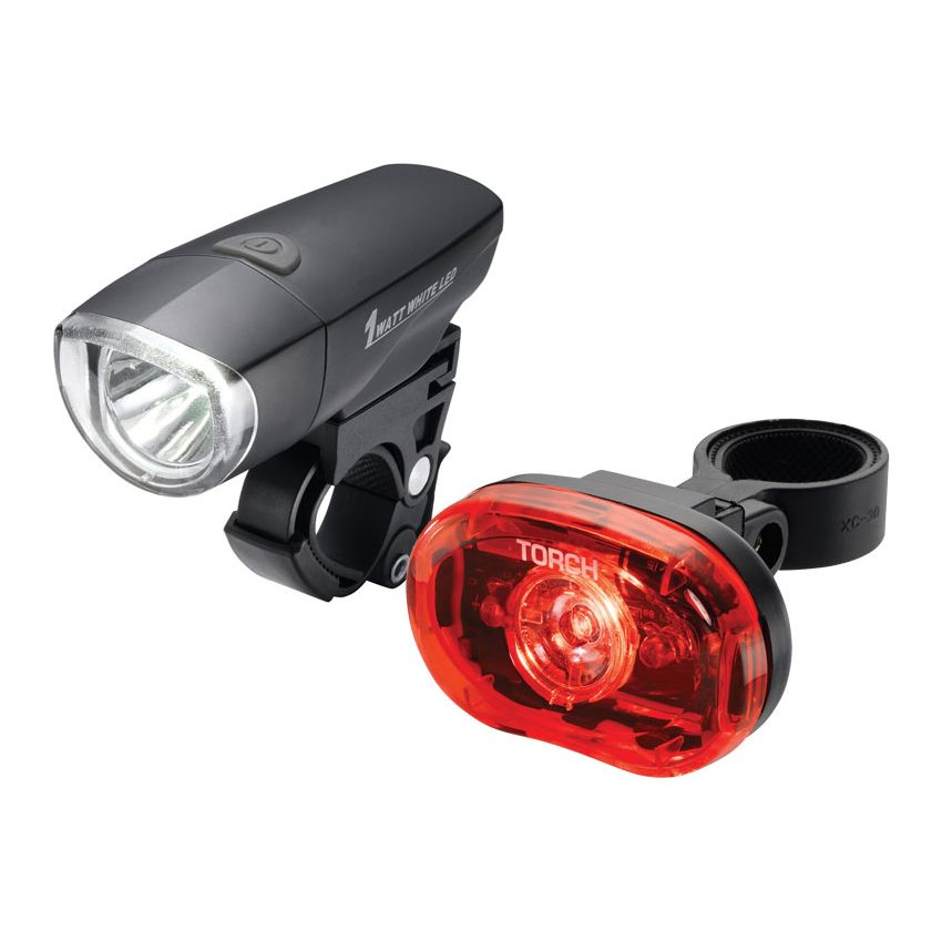 Zestaw lampki TORCH CYCLE LIGHT SET HIGH BEAMER COMPACT 1W + TAIL BRIGHT 0.5W (NEW) 