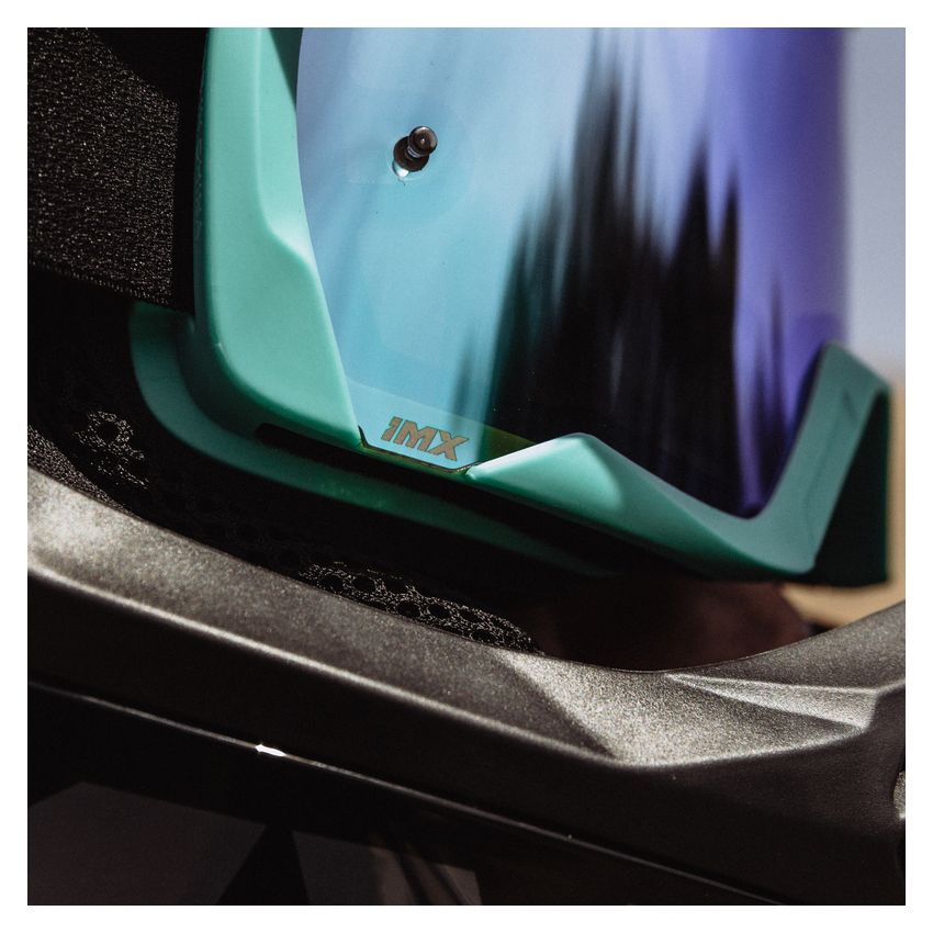 Gogle IMX Endurance Race Turquoise Matt/Black (szyba iridium green + clear)