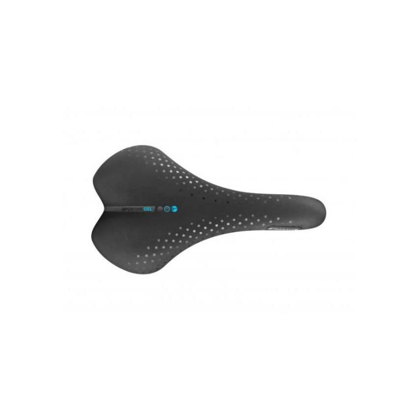 San Marco Siodełko SPORTIVE GEL SMALL 0-30° czarne zamsz 