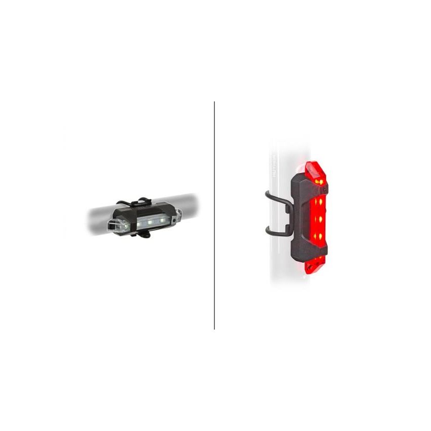 Lampy zestaw AUTHOR STAKE MINI USB (przód+tył) 