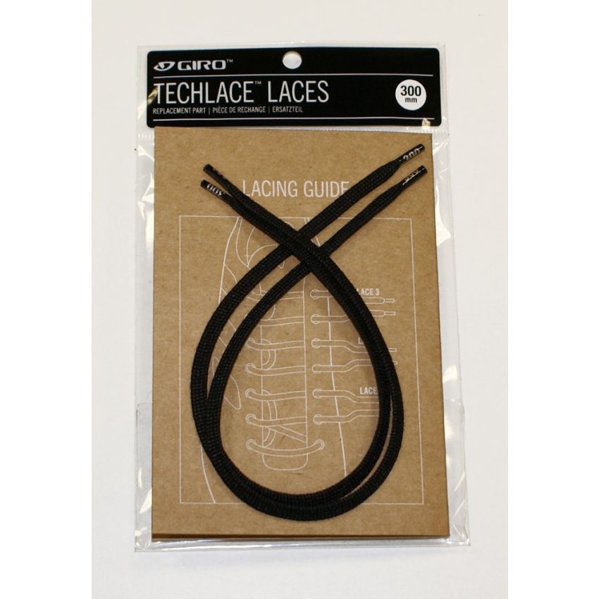 Sznurówki GIRO TECHLACE LACES black 300mm