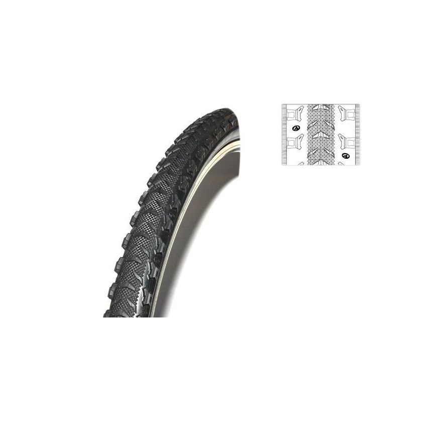 Opona AUTHOR ROCKET 26*2.1 czarna 