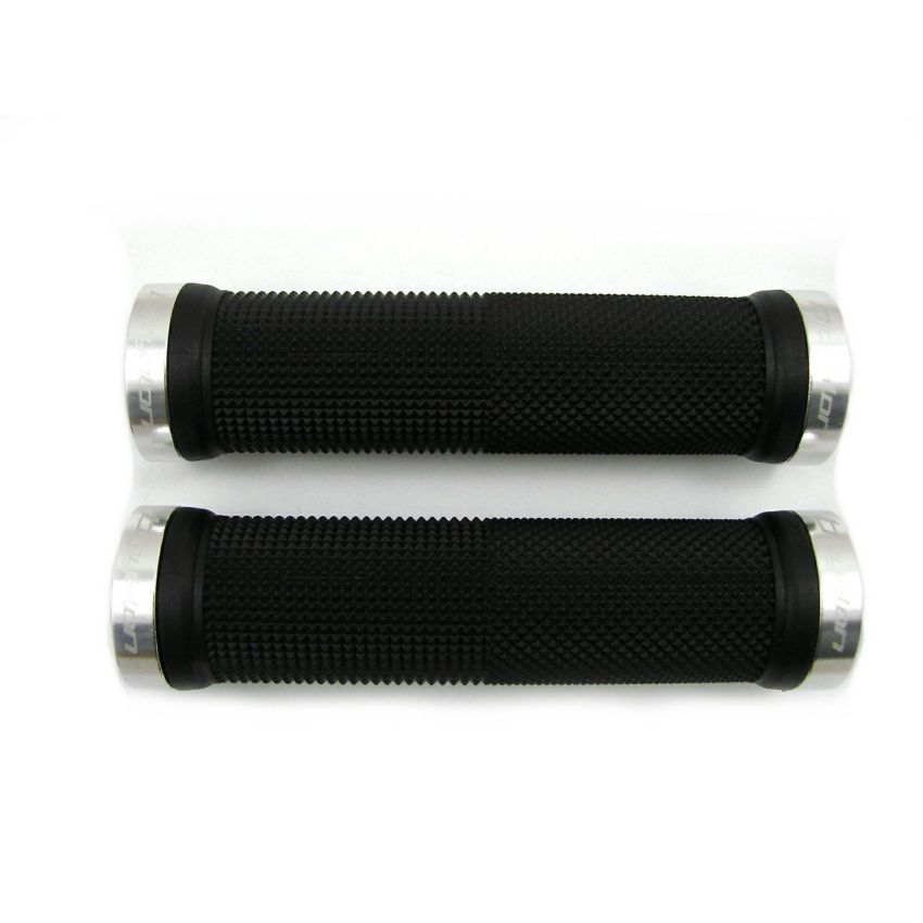 Chwyty Bicyklon lock-on srebrne 