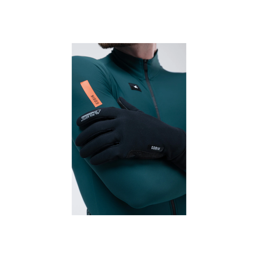 Rękawiczki kolarskie GOBIK Polartec® Bora 2.0 True Black