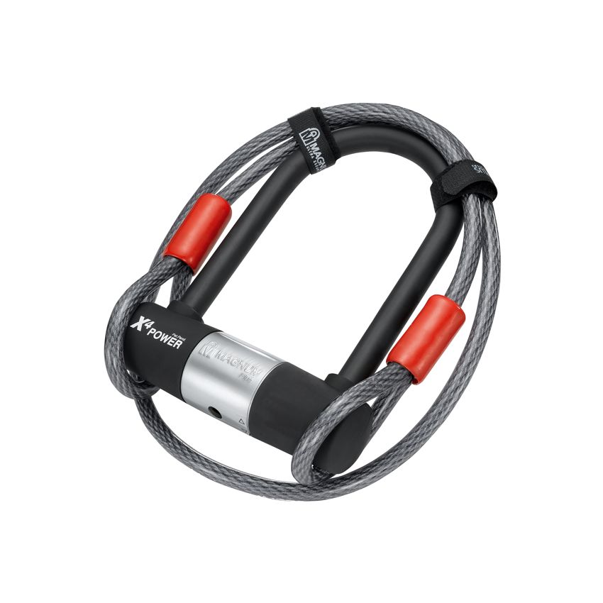 Zapięcie rowerowe MAGNUM 3039 U-LOCK - 14mm 90mm 140mm - 5 x Klucze z kodem + linka 10mm 120cm 
