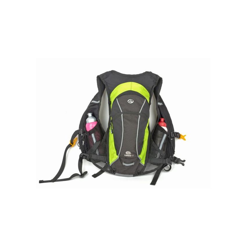 Plecak AUTHOR TURBO-6-VEST czarno-zielony 