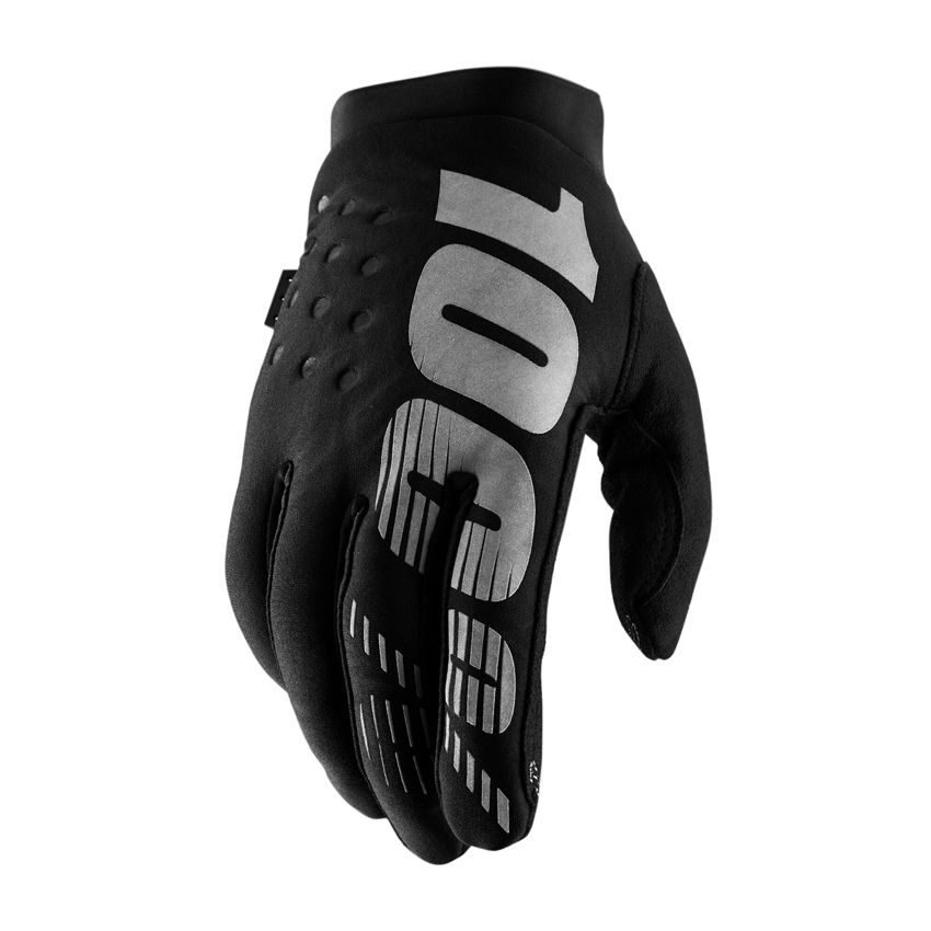 Rękawiczki 100% BRISKER Women's Glove black grey roz. L (długość dłoni 181-187 mm) (NEW) 