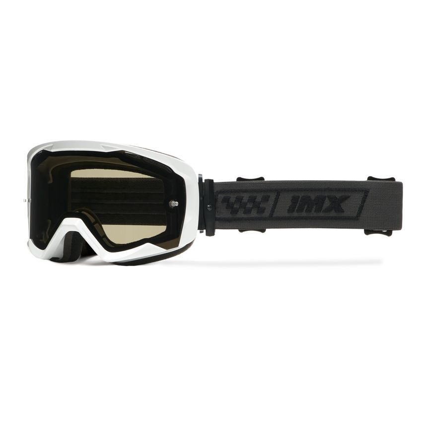 Gogle IMX Endurance Race White Gloss/Black (szyba dark smoke + clear)