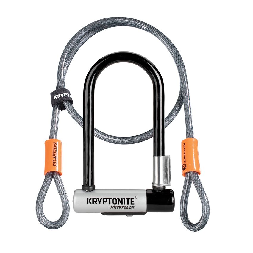 KRYPTONITE ZAPIĘCIE U-LOCK KRYPTONITE KRYPTOLOK MINI-7 (LINKA W ZESTAWIE) 8,2CM X 17,8CM 