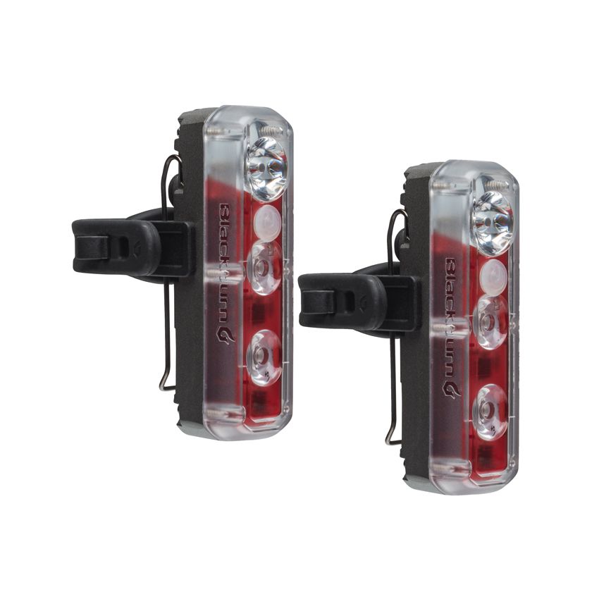 Zestaw Lampki BLACKBURN 2'FER XL USB przód 200 lumenów tył 40 lumenów czarna 2szt (NEW) 