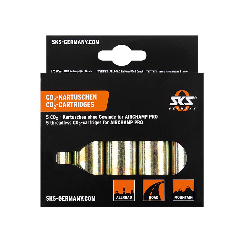SKS Naboje CO2 do pompki AIRCHAMP PRO 5*16g