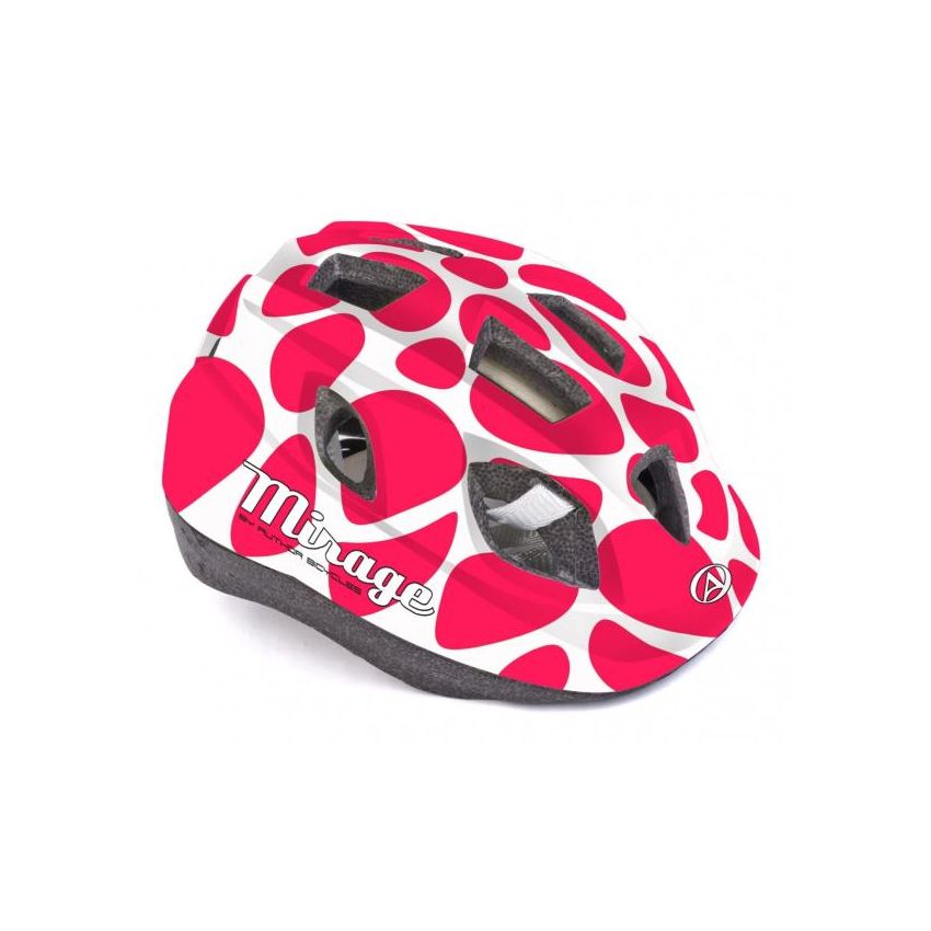  Kask AUTHOR MIRAGE czerwono-biały 48-54 